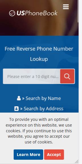 How to opt out of USPhoneBook.com .